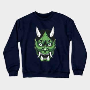 Green Hannya Crewneck Sweatshirt